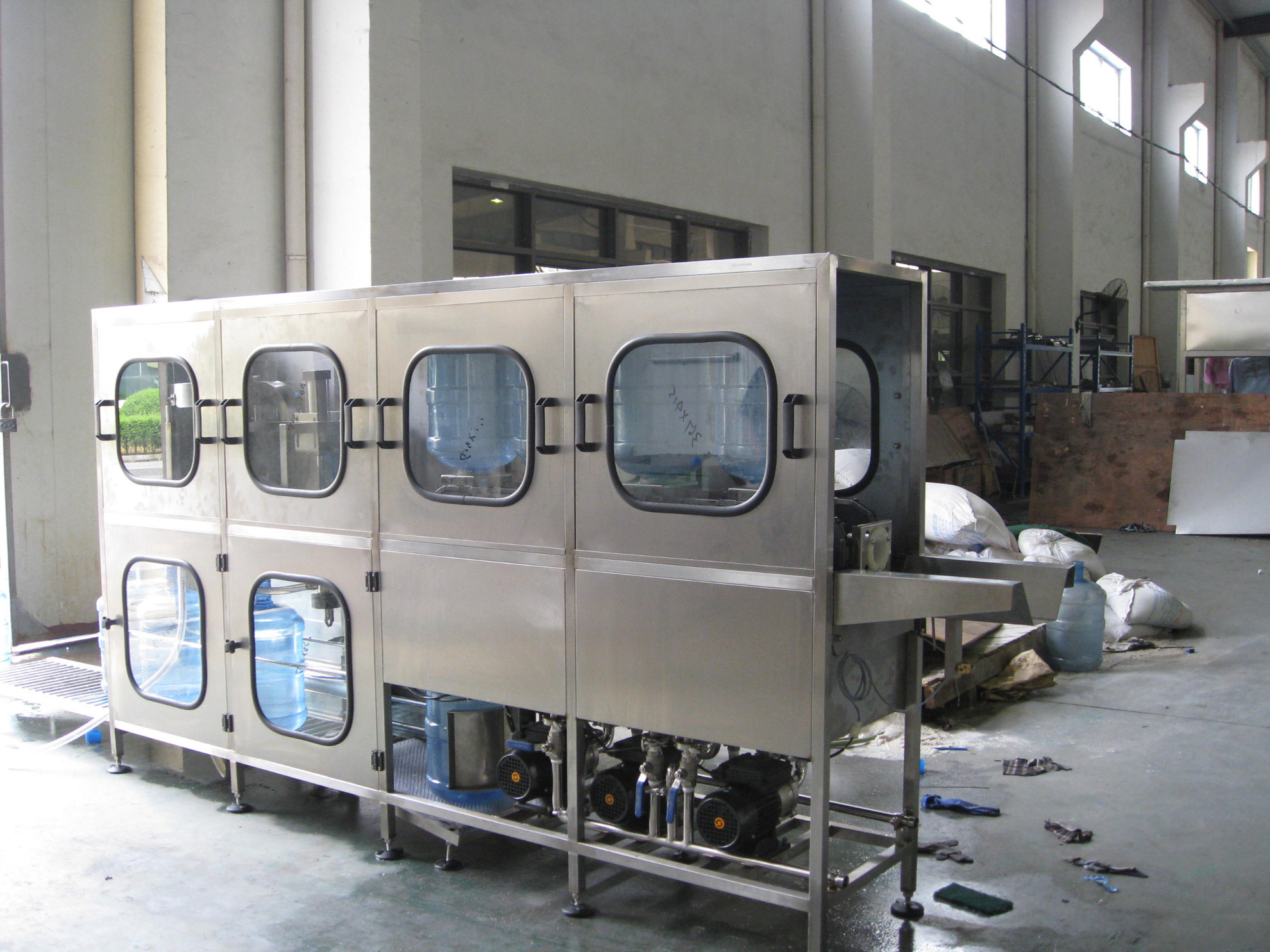 270mm Barrel water 150BPH Pet Bottle Filling Machine Line