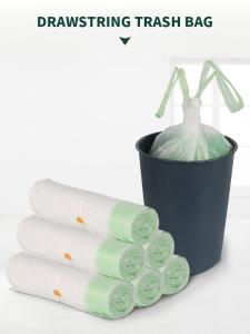 Quality Eco Friendly Thick 0.05mm Recyclable Garbage Bags With Drawstring wholesale