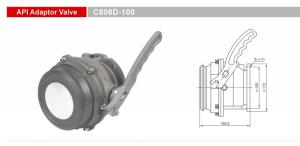 Quality API Adaptor Valve Custom Truck Parts GETC806D -100 Installation Convenient wholesale