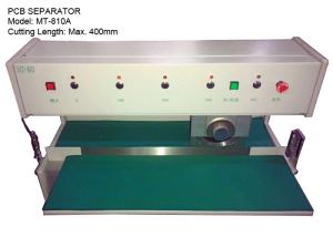 Quality 1.0 - 3.2mm PCB Turn Conveyor Board Cutting Machine 300mm/s 400mm Max Cutting Length wholesale