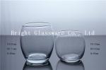 Egg Shape Hurricanes Glass, Personalized Hurricane Cups