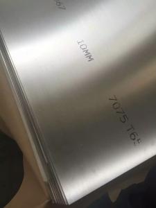 Quality Aeroplane T6 Aluminum Plate , A7075 Grade Bright Aluminum Square Plate wholesale
