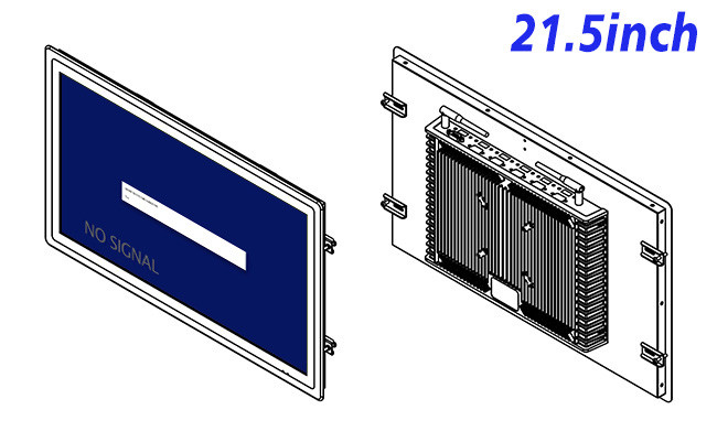 21.5-Inch High-Definition Monitor for Smart City Projects and Industrial Dashboards