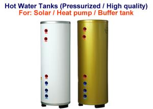Quality Stable Solar Hot Water Storage Tank , Reliable Horizontal Hot Water Tank wholesale