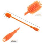 Antibacterial Multi-Purpose Premium Food Grade Silicone Dish Scrubber Silicone