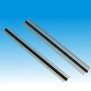 Quality Brass Pin PCB Header Connector One Row Straight Right Angle Wear Resistant wholesale
