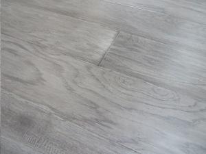 Quality distressed hickory engineered wood flooring with gray stained wholesale