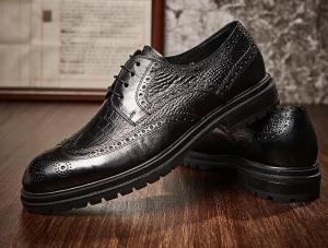 Quality Brogues Casual Mens Leather Dress Shoes Breathable Office Police Loafer wholesale