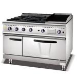 Efficiency Gas Restaurant Cooking Equipment Lightweight Model for NG/LPG