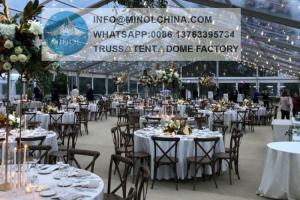 Quality Coated PVC 10kg/Sqm Outdoor Reception Tent M2 Fireproof wholesale