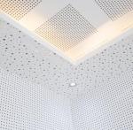 Carton Dimensions 613 X 623 X 130 160 mm Mineral Fiber Ceiling Board for Hotel
