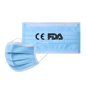 Quality Single-Use Non-Medical 3 Ply Face Mask with CE and FDA Certificate wholesale