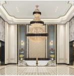 Top Luxury Crystal Staircase Chandelier Lighting Villa Lobby Hotel Project Large