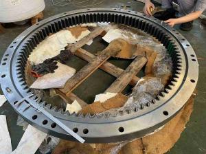 Quality 50Mn Turntable Ball Swing Bearing Excavator R922 LE982706001 wholesale