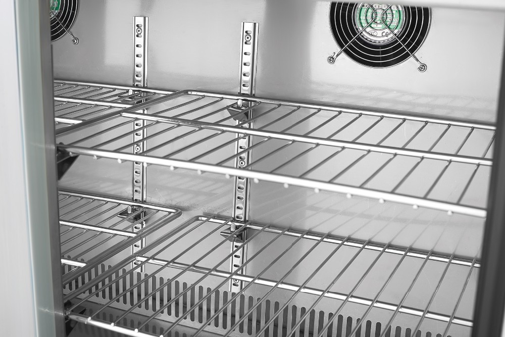 220V 50HZ Commercial Restaurant Refrigerator Undercounter Stainless Steel