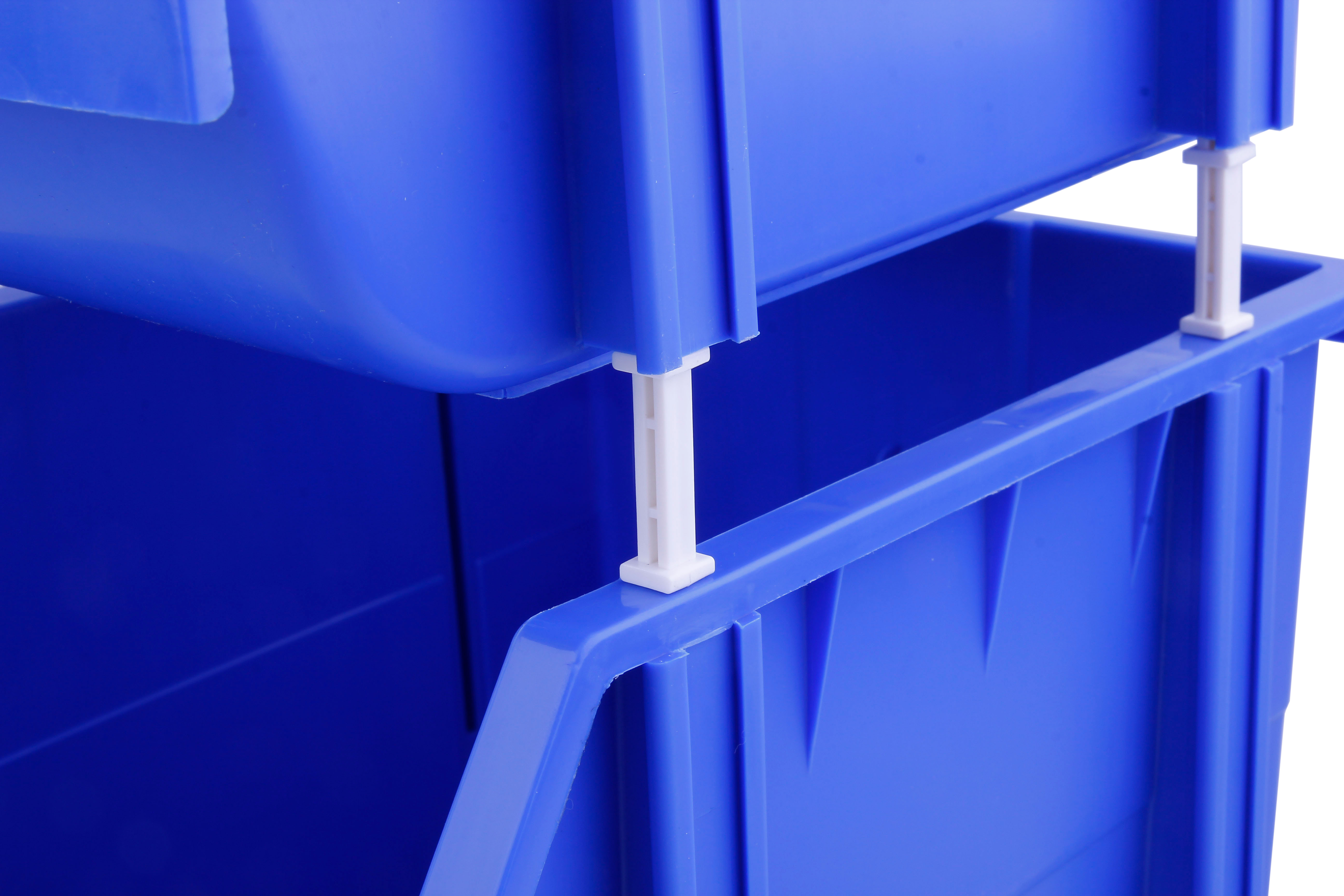 Semi-open Front Divisible Hanging Rack Plastic Parts Picking Storage Bin 214x280x175mm