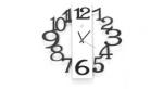 46 * 46 * 3cm Wrought Iron Wall Clocks with Acrylic Cover CK004