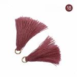 Colorful Cotton Tassel 3cm Garment Decoration Cotton Thread Tassels