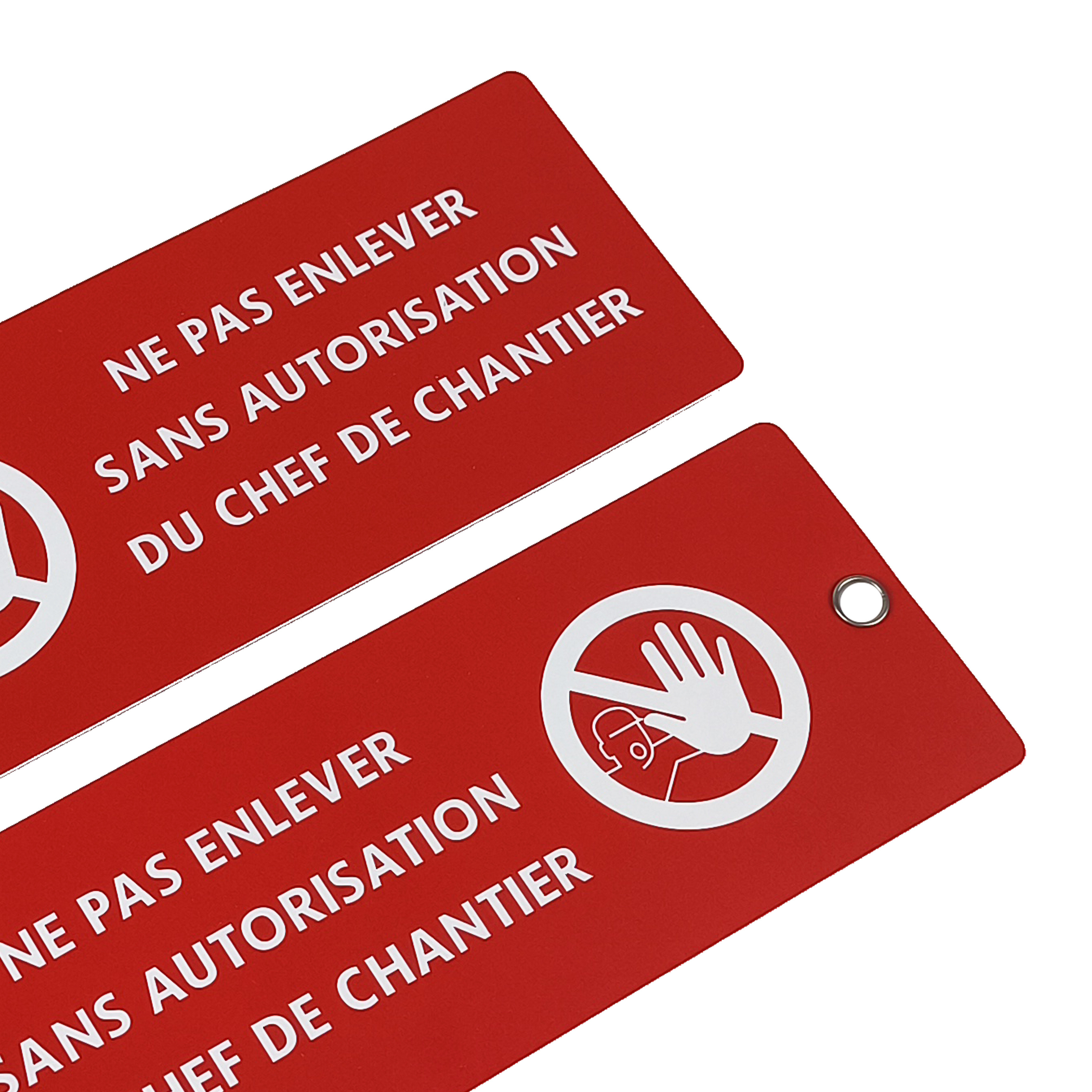 Waterproof Custom Pensonal Items Plastic Safety Tag Identicication Tag