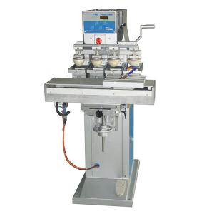 Quality air pressure hot sale 4-color pad printing machine with shuttle wholesale