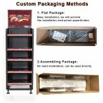 High quality aluminum metal bakery bread display storage rack metal bread basket