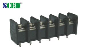 Quality Black Pcb Terminal Blocks 20A/300V M4 Screw 9.525mm Pitch UL94-V0 Brass wholesale