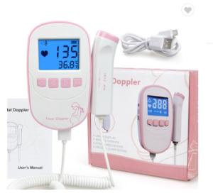 Quality Fetal Doppler Baby Heartbeat fetal Detector Portable Ultrasound Heart Rate fetal Monitor wholesale