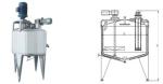 1000L Industrial Mixing Equipment Emulsification Tank High Speed With Jacket