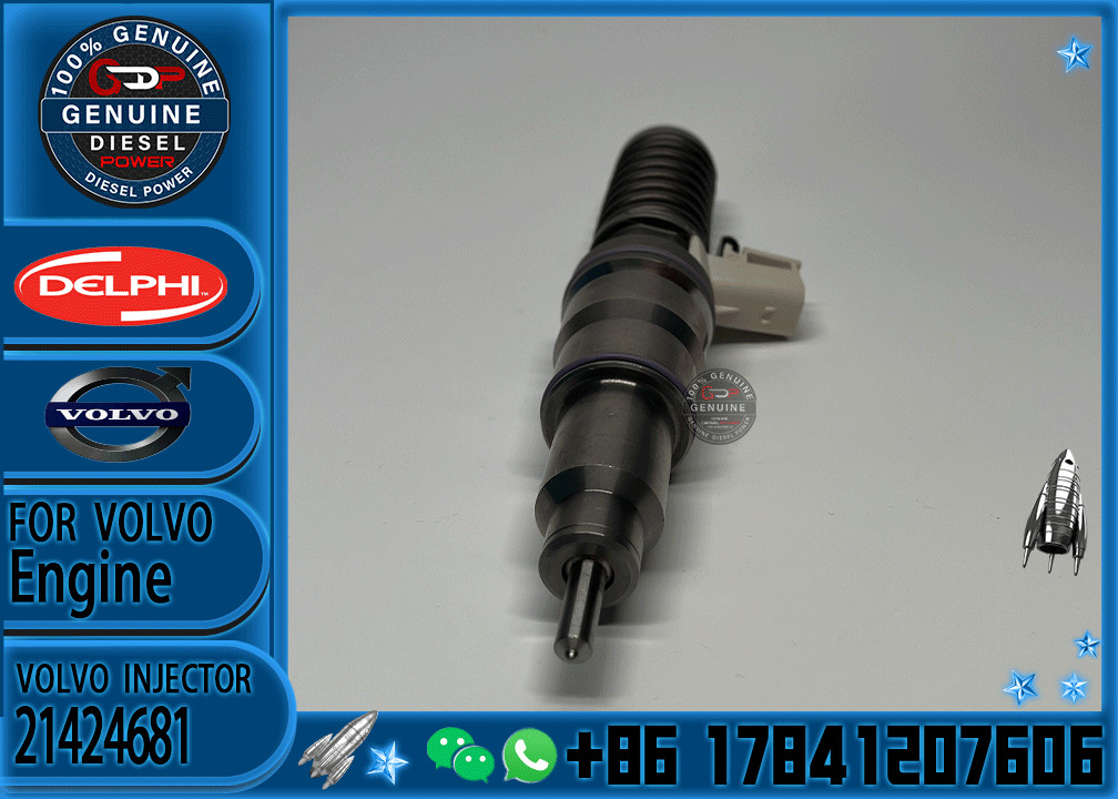 MD13 US07 Engine Diesel Injector 21424681 Unit Pump Injector Electronic Unit BEBE4G08001 For VOL-VO TRUCK