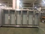 6 Glass Door Commercial Display Refrigerator 380V 3200L Durable
