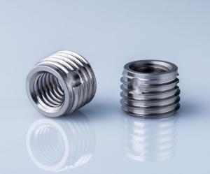 Quality Stainless Steel Slotted Threaded Inserts Self Tapping M12x22 , 30200120500 wholesale