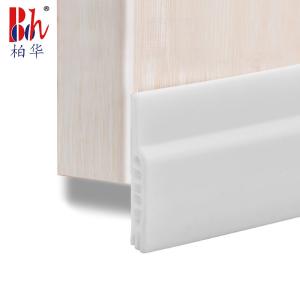 Quality Self Adhesive Silicone Weather Stripping Door Seal With 3M Glue Tape White 45mm wholesale