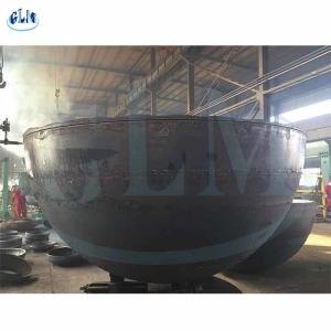 Quality 30mm Cast Iron Hemispherical Dish End Ss316l Pressure Vessel Half Sphere Fire Pit wholesale