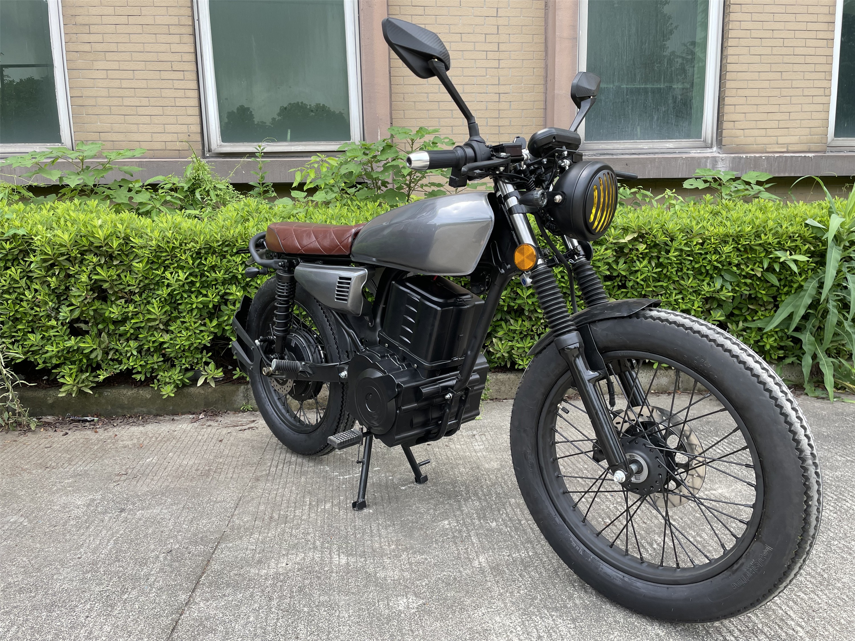 Long Range Off Road Electric Motorcycle Lead Acid Battery 72V 2000W Electric Dirt Bike