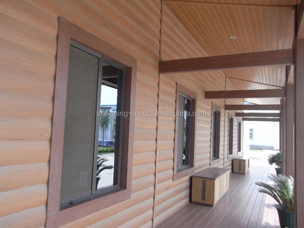 140mm*22mm Co-extrusion 3d Plastic Wall Panels for Outdoor Building PVC Wall Cladding