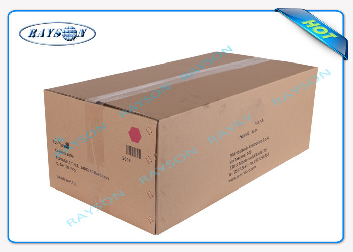 65gsm or 70gsm Nappe En Intisse Spunbond Bordeaux En Rouleau 120 x 25 m
