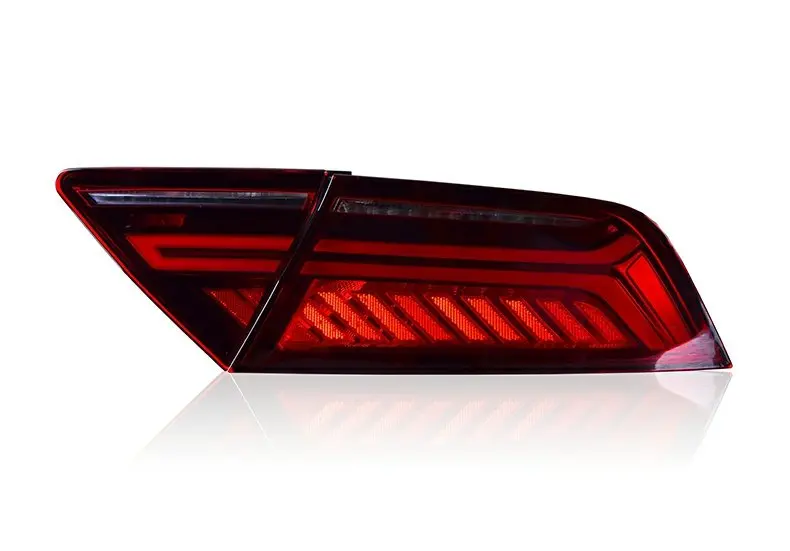 12V Audi A7 Taillight Assemblies Modified With LED Water Steering Rear Tail Lamp A7