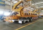 Tire Size 11R22.5 Sidelifter Trailer Side Unloading Trailer For Construction