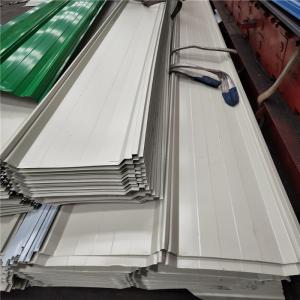 Quality 820mm ivory white corrugated sheet 0.376mm thickness for roof tile wholesale