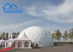 Custom Logo Outdoor Geodesic Camping Wind Wall Glamping Dome Tent