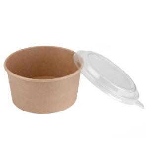 Quality Wholesale paper disposable Take Away 190gsm Custom Kraft Brown Paper Bowl wholesale
