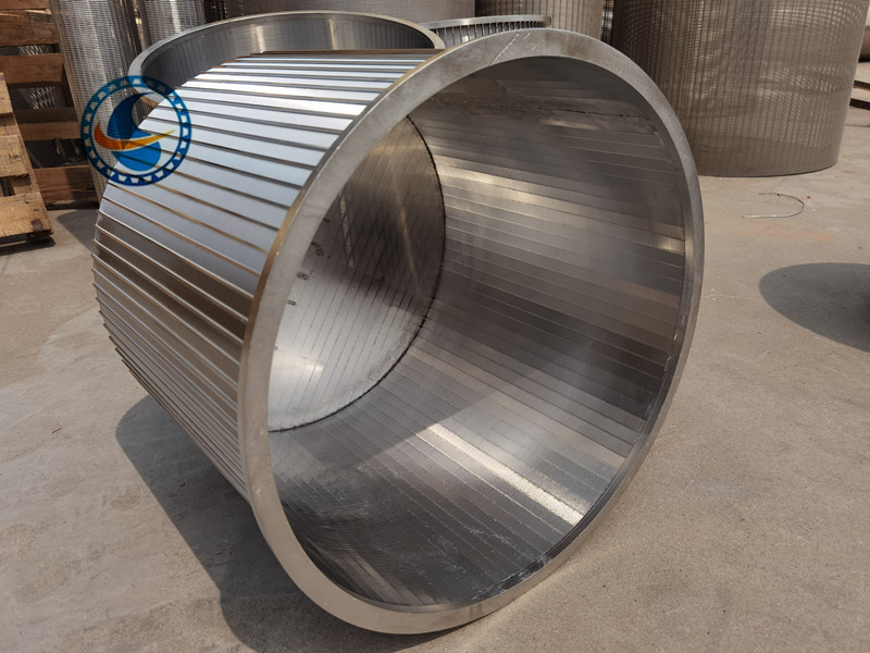 Ss304 450mm Dia Wedge Wire Mesh Filter Screens For Wastewater Treatment