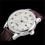 OEM 3ATM Miyota 2115 Quartz Wrist Watch With Leather Strap