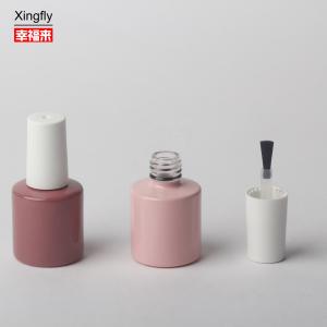 Quality Glass Material 7ml Nail Polish Bottle container Customizable Colors SGS wholesale