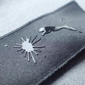 Quality Screen Printing Silicone 3D Logo 5cm Printed Fabric Labels wholesale