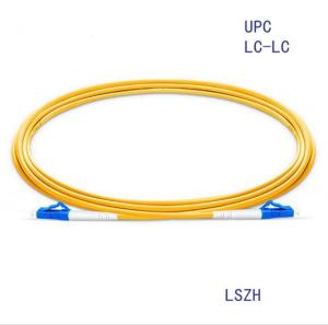 Quality LC/upc-LC/upc SM Simplex Yellow Fiber Optic Patch Cord ,fiber optical jumper wholesale