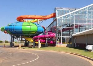 Quality Industrial Aqua Water Park Tube Slide Gaint Fiber Glass Capacity 360 Persons / H wholesale