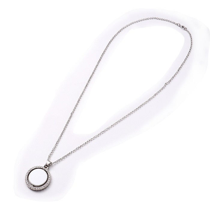 Sublimation Jewelry Blanks Sublimation Blank Necklace With Diamond