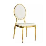 Leisure Furniture Iron Plated Gilded Chairs Customized Color anticorrosion