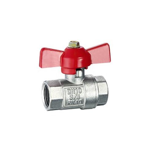 HPb59-1 Mini Valve Ball Valve Virgin Ptfe Seat Brass Ball Valve With -20C-180C